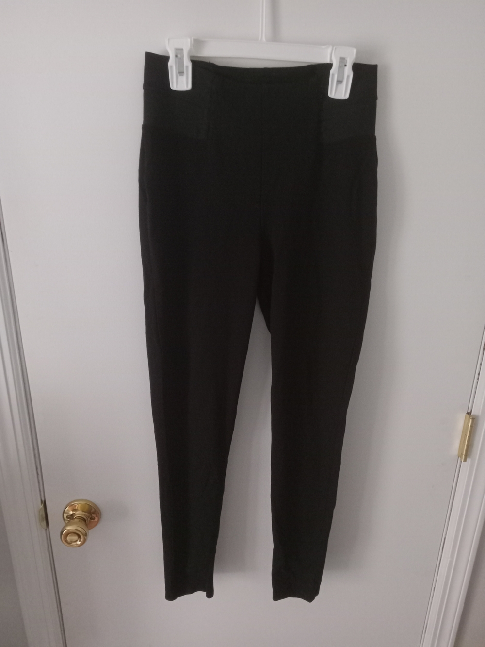 Simply Vera Vera Wang Black Skinny Ponte High-Rise Pants